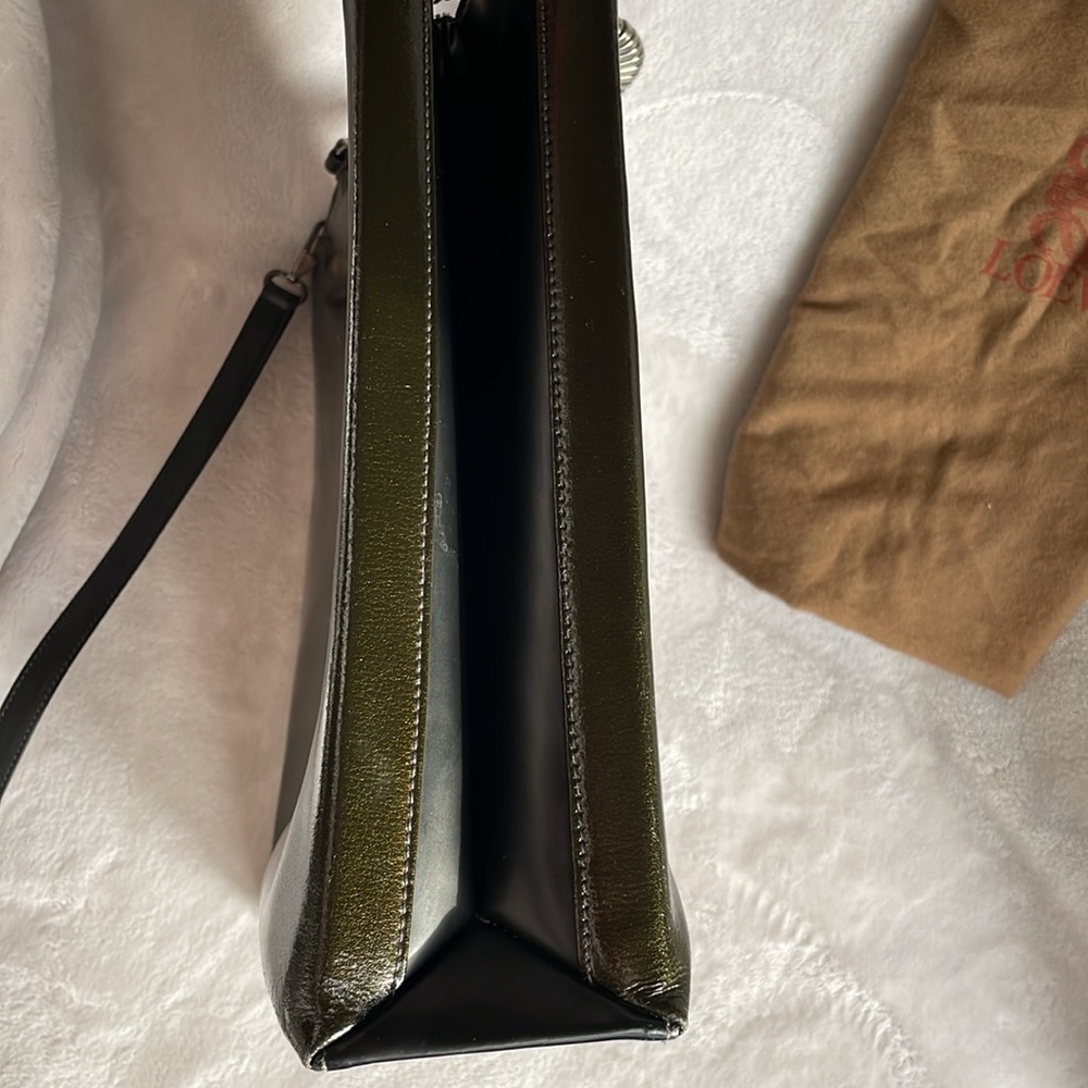 LOEWE 2way authentic with silver snake bone handle. Beautiful color. - Picture 15 of 16
